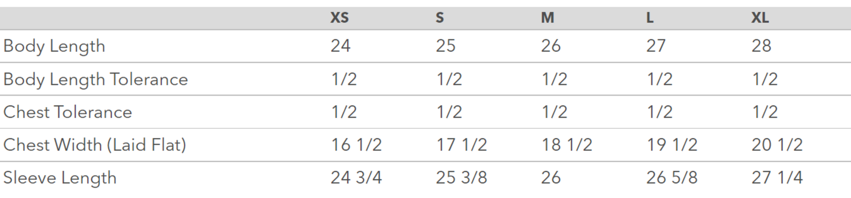 Size chart for a 9596 Alternative Women's Athletics Eco-Fleece Hooded Sweatshirt