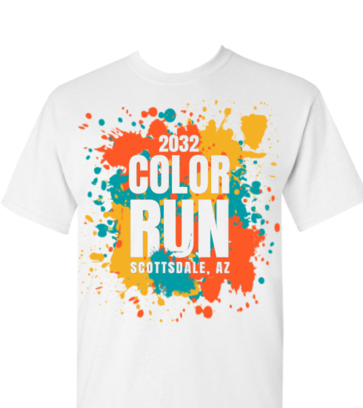 Color Run design idea