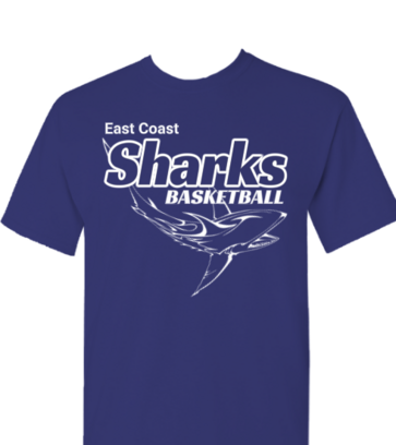Sharks Basketball design idea