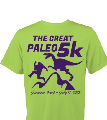 The Great Paleo 5k design idea