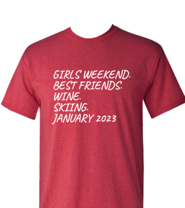 Girls Weekend design idea