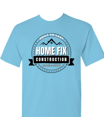 Home Construction Circle with Rivets design idea