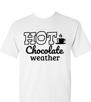 hot chocolate weather design idea