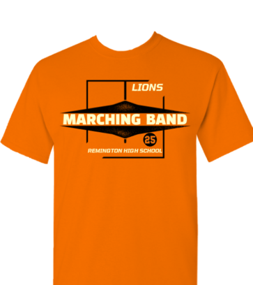 Marching Band High Hat Framed design idea