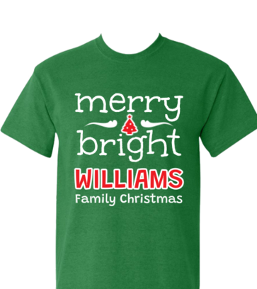 merry + bright design idea