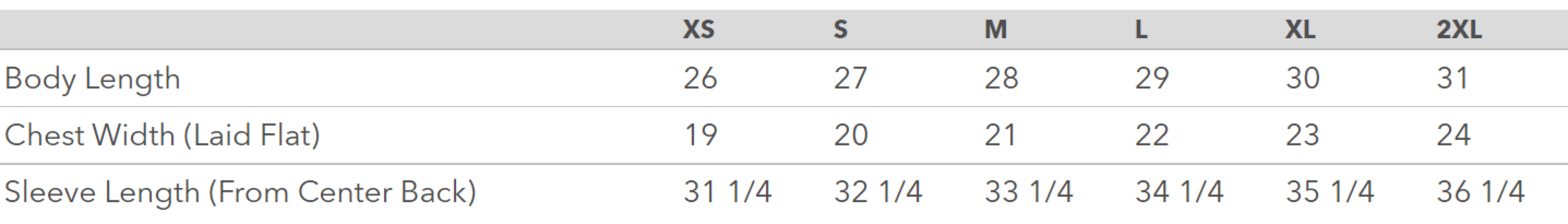 Size chart for a PRM2500 Independent Trading Co. Women's Lightweight California Wave Wash Hooded Sweatshirt