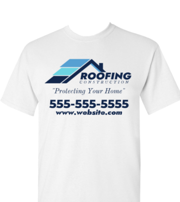 Roofing Construction with Roofing Icon design idea