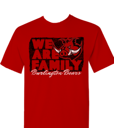 We are Family Boars Shirt design idea