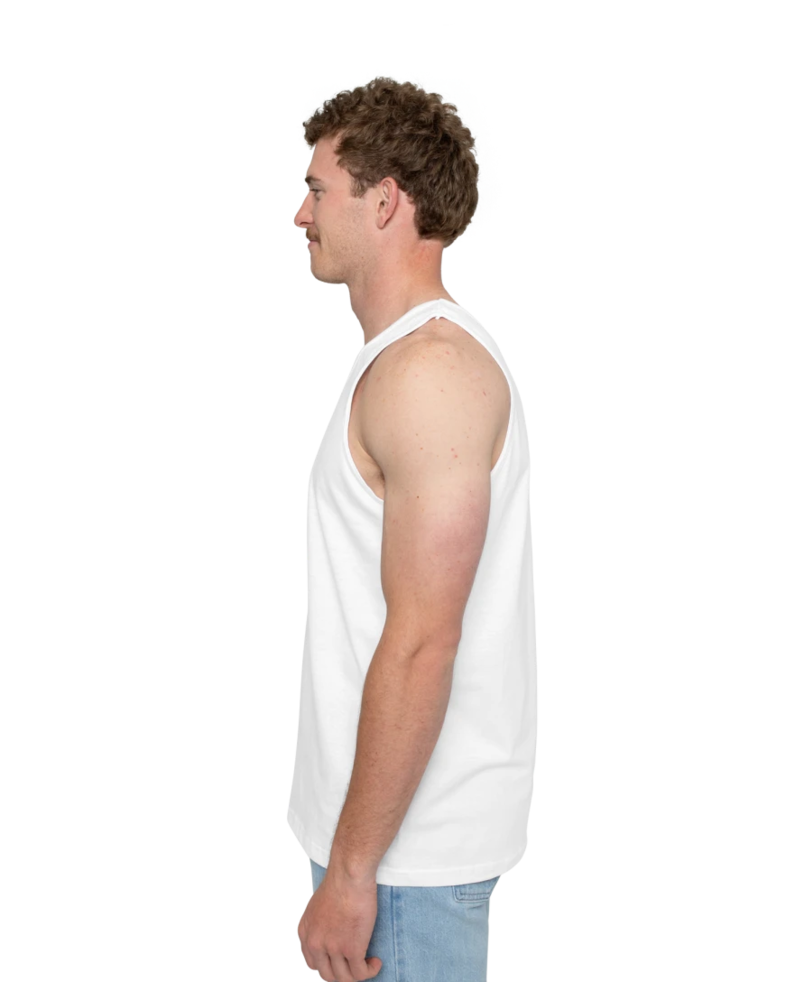 Image of a model wearing a 2200 Gildan Ultra Cotton Tank Top