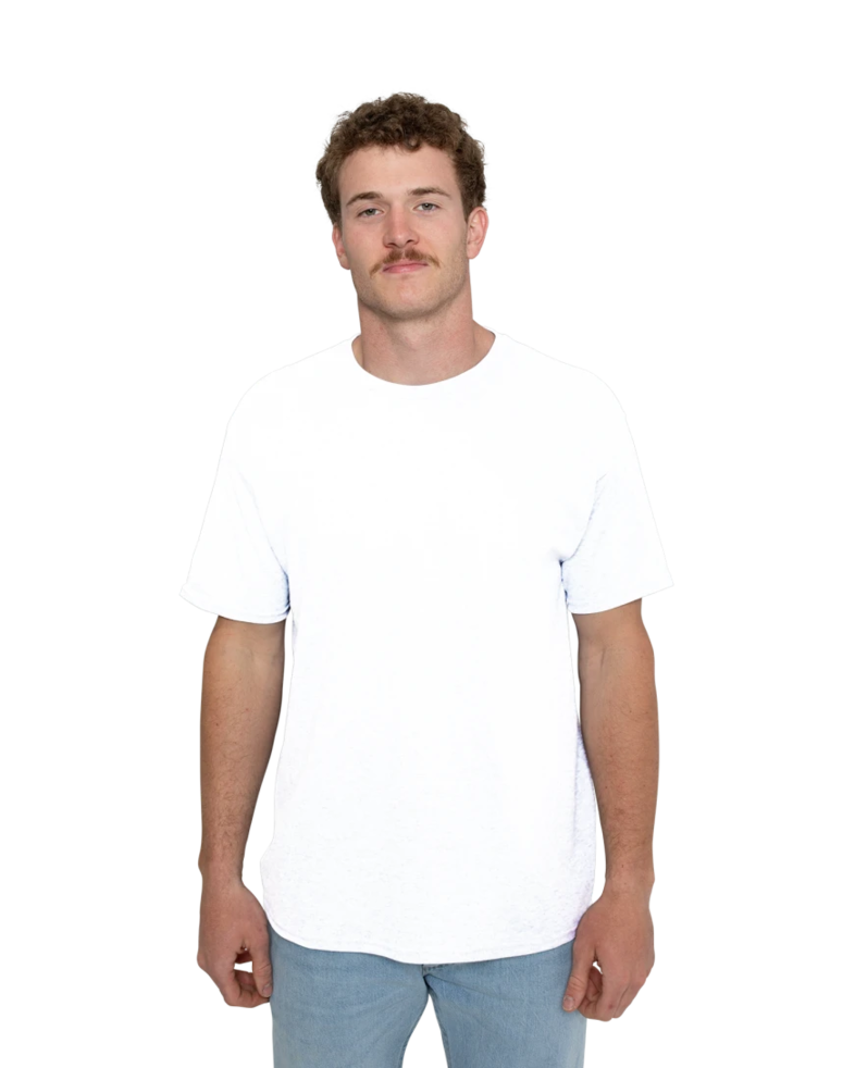 Image of a model wearing a 29M Jerzees Heavyweight Blend Tee