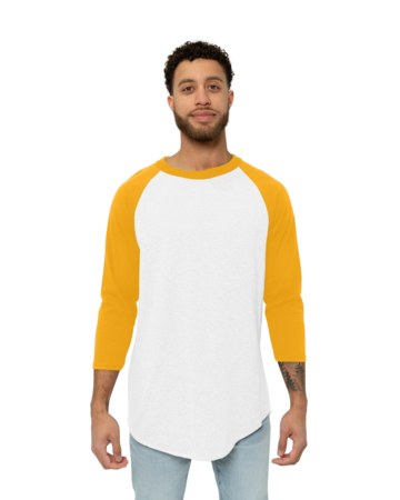 Model wearing a 4420 Augusta Baseball Jersey