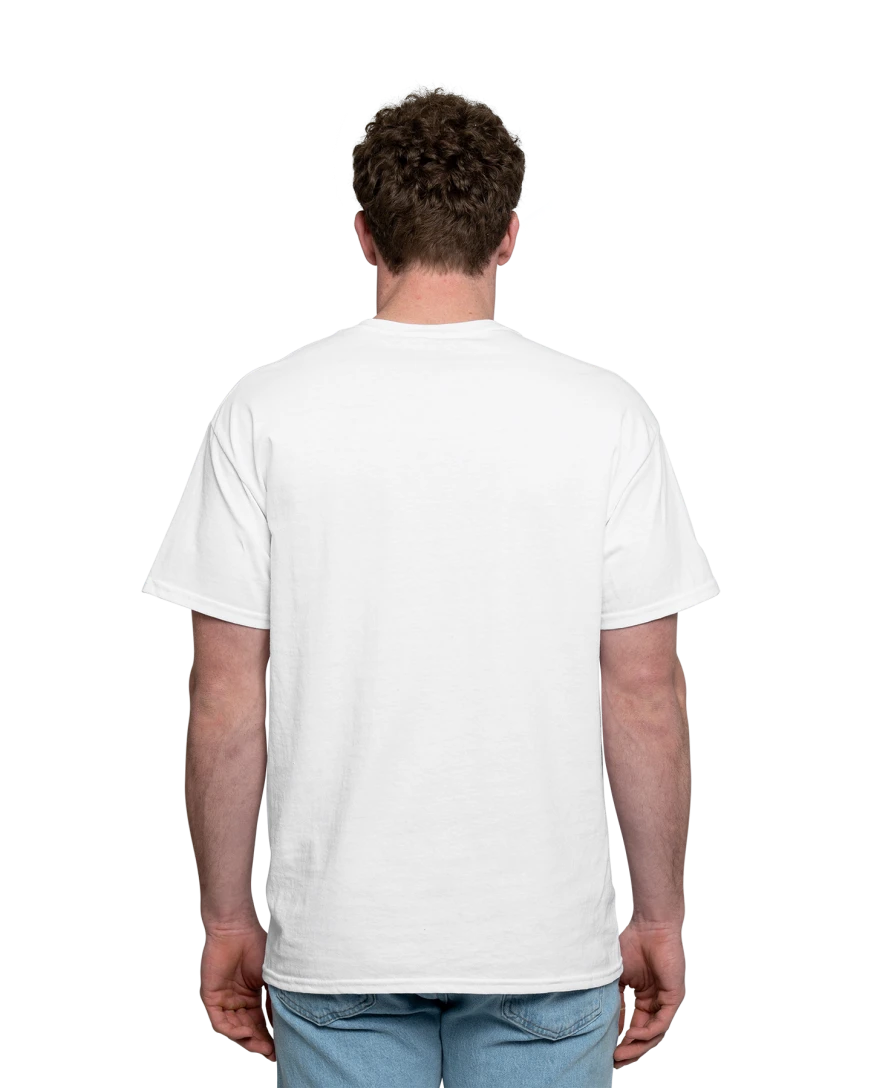 Image of a model wearing a 5000 Gildan Heavy Cotton T-Shirt