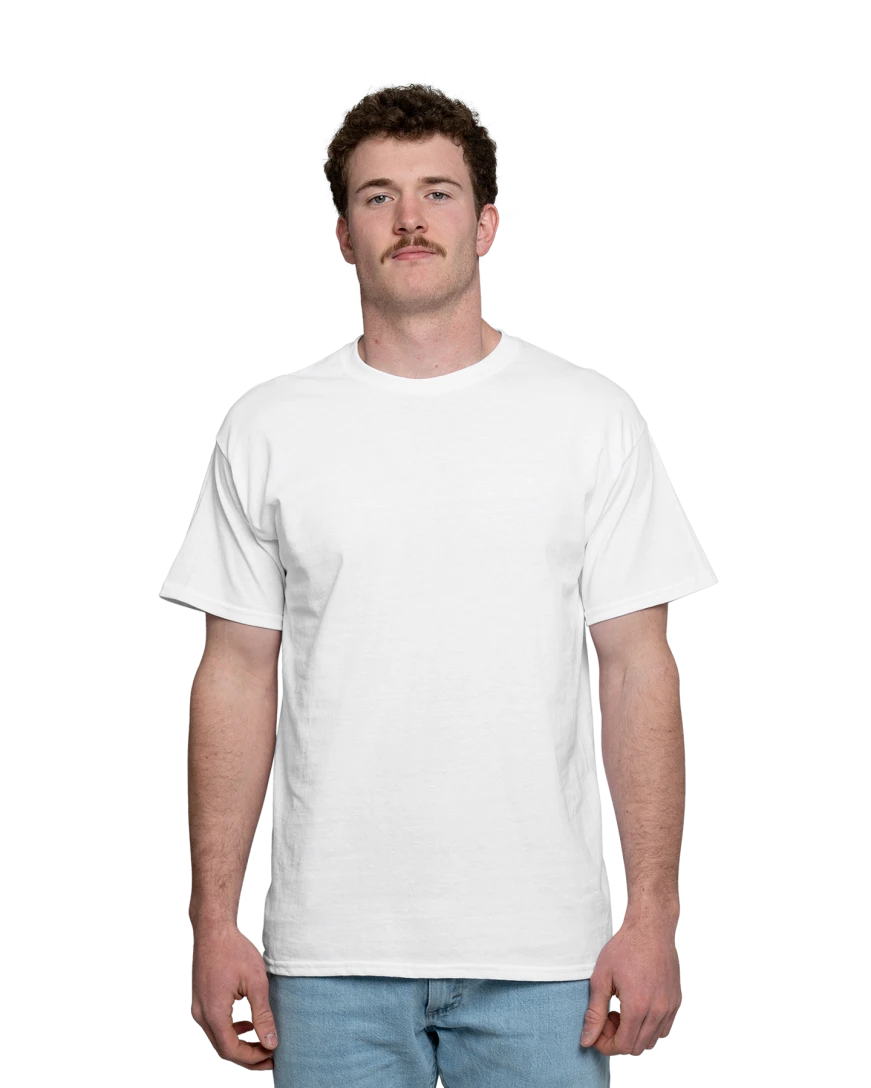 Image of a model wearing a 5000 Gildan Heavy Cotton T-Shirt