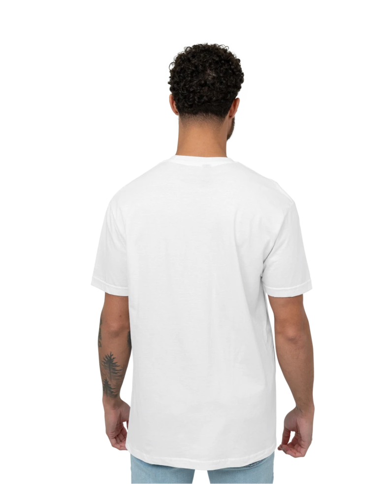 Image of a model wearing a 64000 Gildan SoftStyle Tee