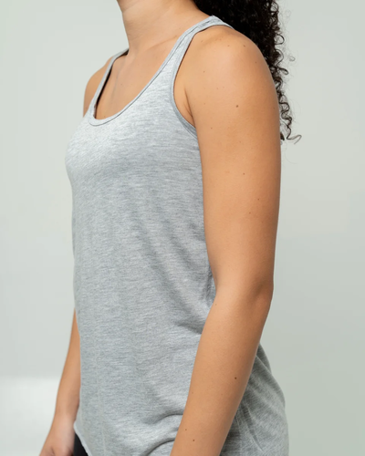 Closeup of a B8800 Bella + Canvas Ladies Flowy Racerback Tank