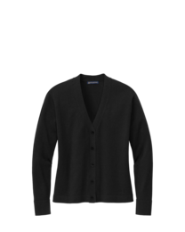 Image of a model wearing BB18405 Brooks Brothers® Women’s Cotton Stretch Cardigan Sweater
