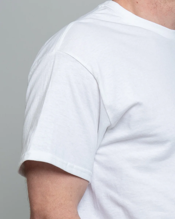 Closeup of a 5000 Gildan Heavy Cotton T-Shirt