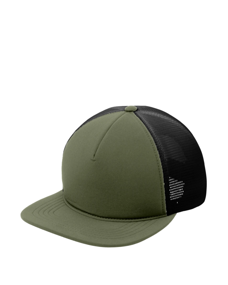 Image of a model wearing a C937 Port Authority Flexfit 110 Foam Outdoor Cap