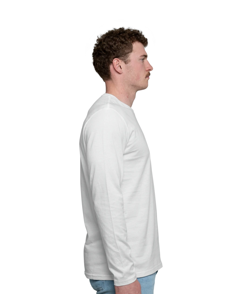 Image of a model wearing a DT105 District Long Sleeve Tee