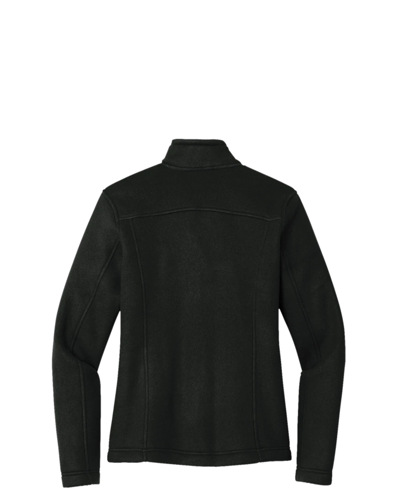 Image of a model wearing a EB201 Eddie Bauer Ladies Full-Zip Fleece Jacket