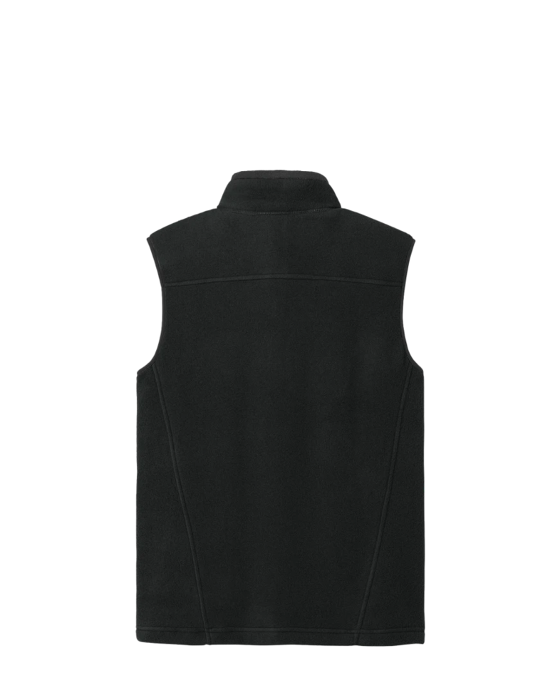 Image of a model wearing a EB204 Eddie Bauer Fleece Vest