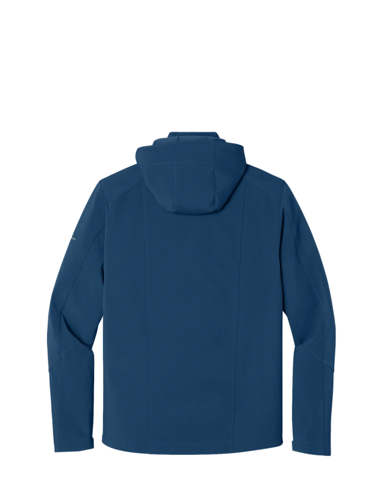 Image of a model wearing a EB536 Eddie Bauer Hooded Soft Shell Parka