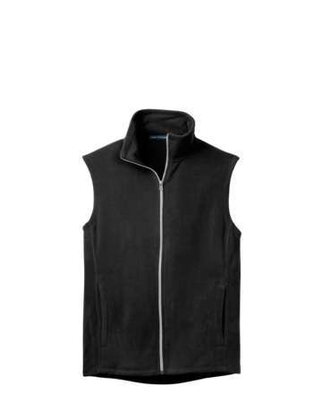 Model wearing a F226 Port Authority Microfleece Vest
