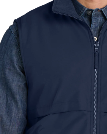 Closeup of a J7490 Port Authority Reversible Charger Vest