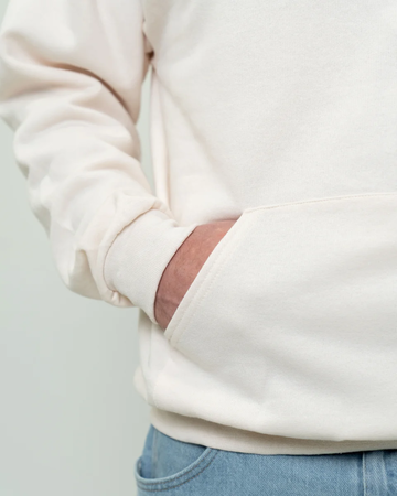 Closeup of a 996M Jerzees NuBlend Hooded Sweatshirt