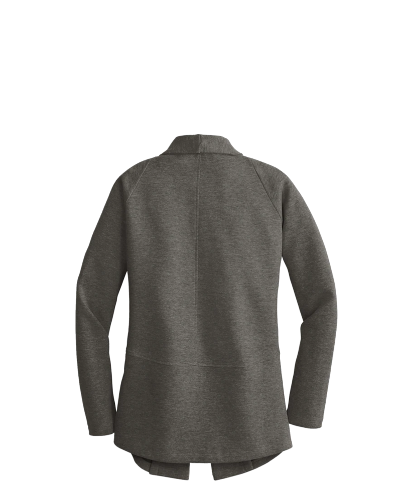 Image of a model wearing a L807 Port Authority Ladies Interlock Cardigan