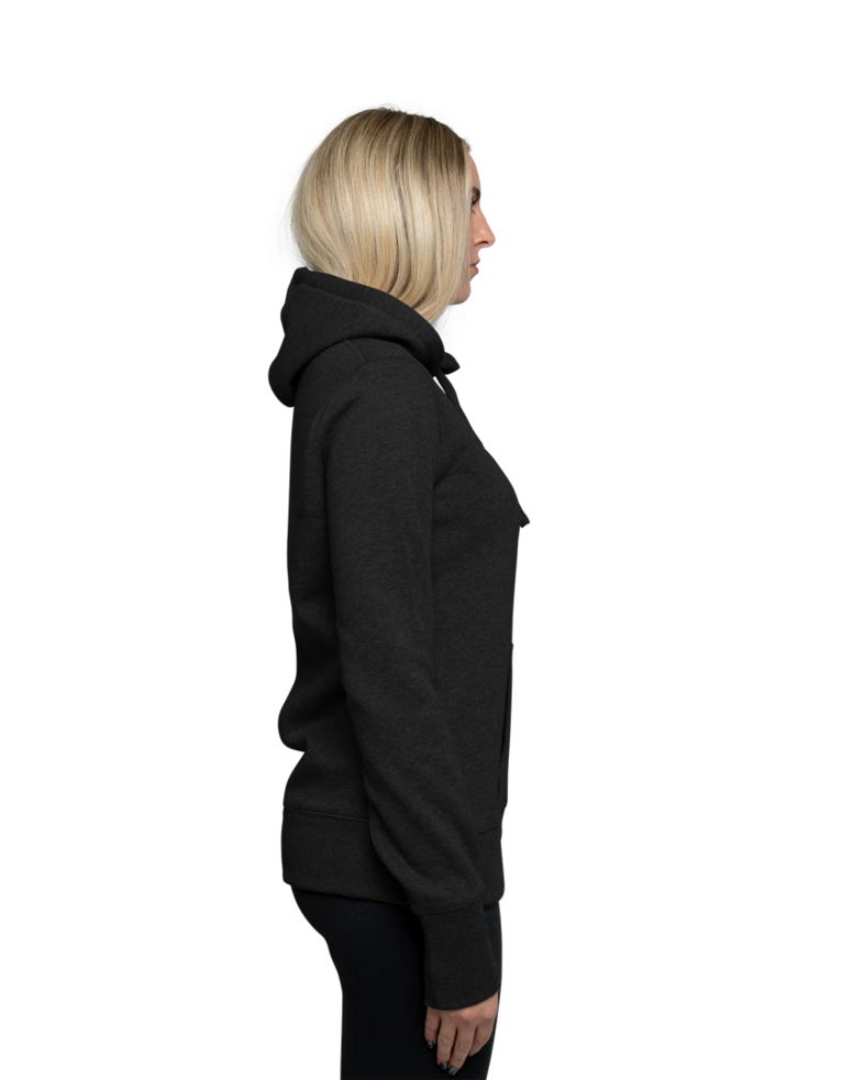 Image of a model wearing a LST254 Sport-Tek Ladies Pullover Hooded Sweatshirt