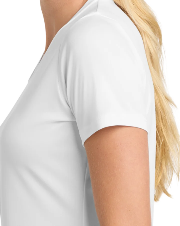 Closeup of a LST350 Sport-Tek Ladies Competitor Tee