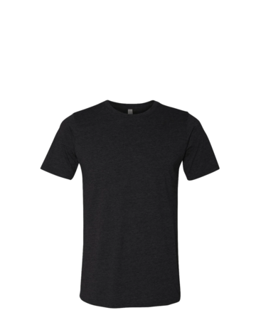 Model wearing a NL6200 Next Level Blend Crew Tee