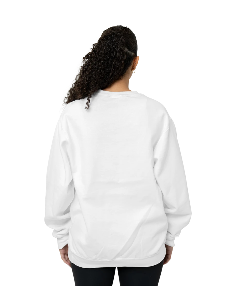 Image of a model wearing a PC90 Port & Company Crewneck Sweatshirt