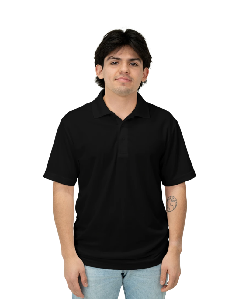 Image of a model wearing a ST640 Sport-Tek PosiCharge RacerMesh Polo
