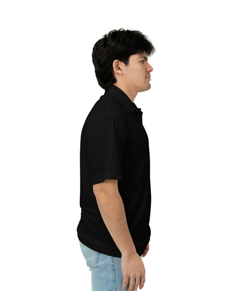 Image of a model wearing a ST640 Sport-Tek PosiCharge RacerMesh Polo