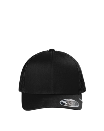 Model wearing a TM1MU423 TravisMathew Cruz Trucker Cap