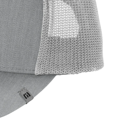 Closeup of a TM1MU423 TravisMathew Cruz Trucker Cap